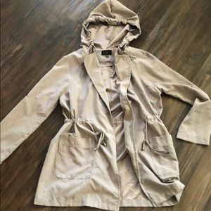 Long grey light jacket